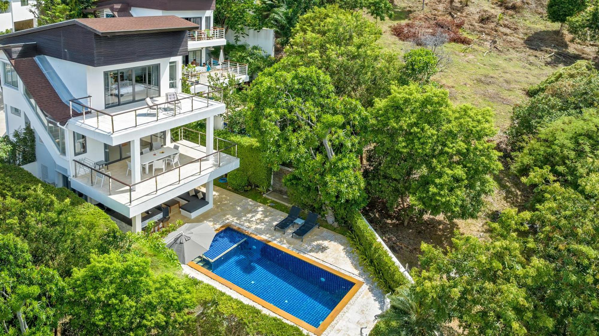 3 Bedroom Luxury 5 Star Seaview Villa Esprit Sdv087-By Samui Dream Villas بانغ راك المظهر الخارجي الصورة